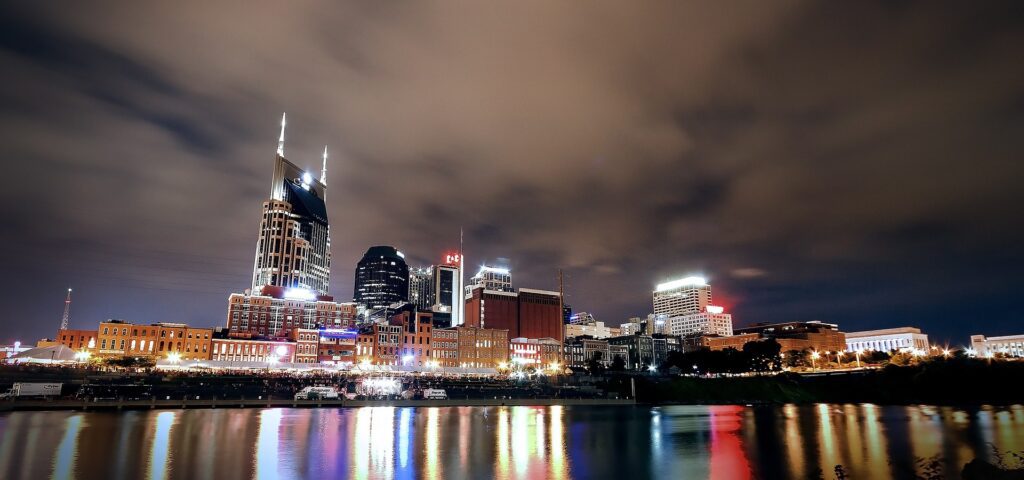 Skyline City scape of Nashville
