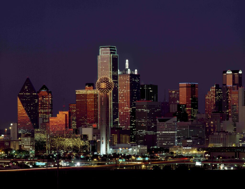 dallas skyline -Texas Travel Guide