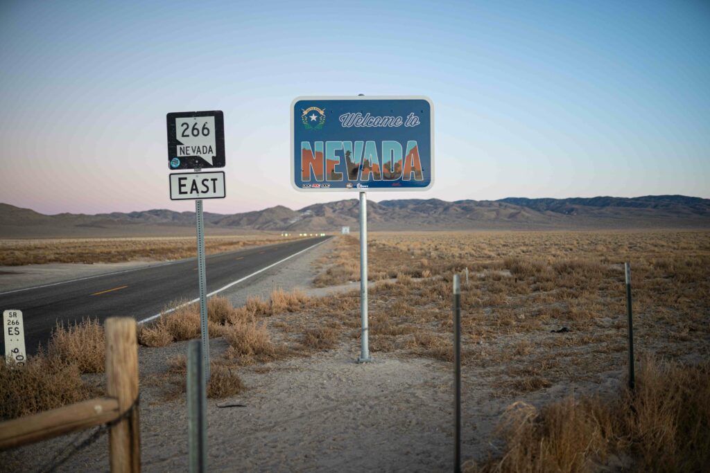 Nevada welcome sign - Nevada Travel Guide