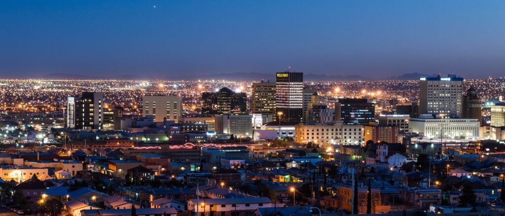 City Night Light at El Paso