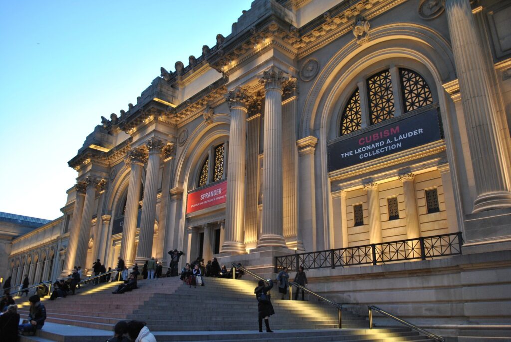 Outside the Metropolitan Museum
