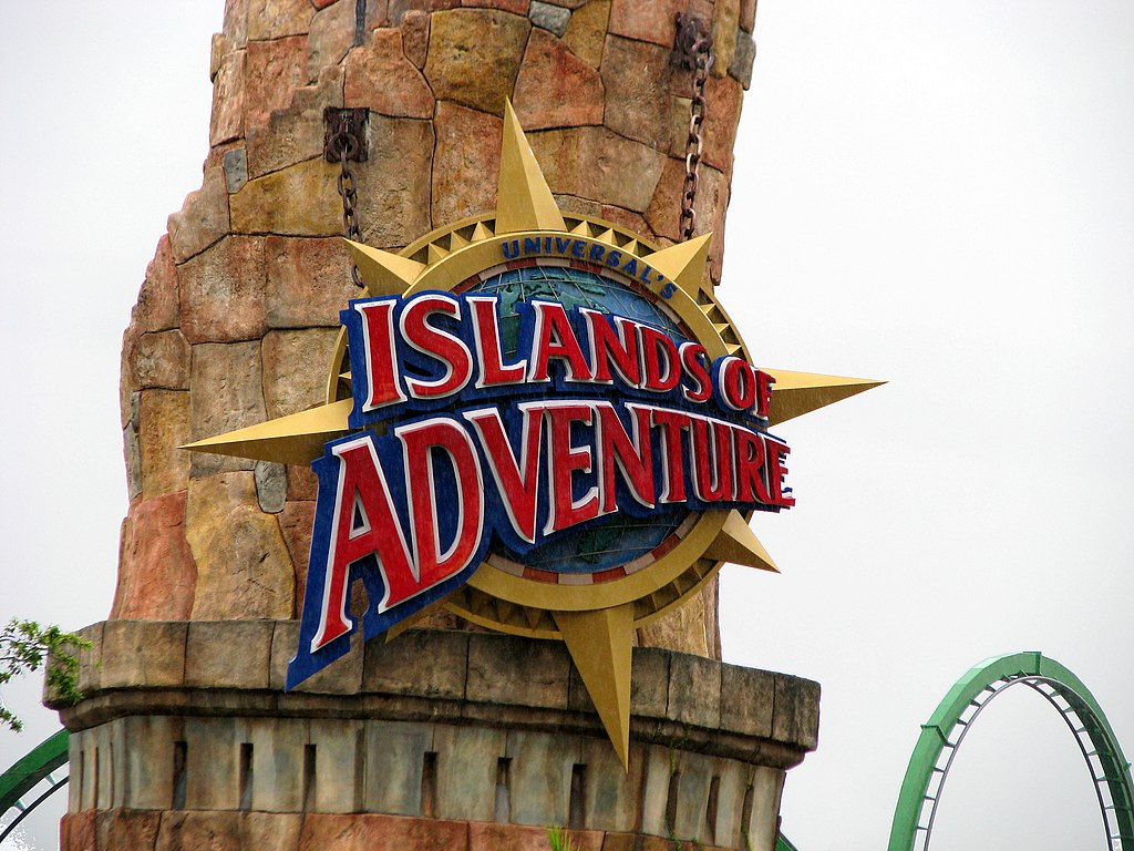logo of Universal's islands of adventure